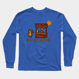 Duck song  Got Any Grapes vintage Long Sleeve T-Shirt